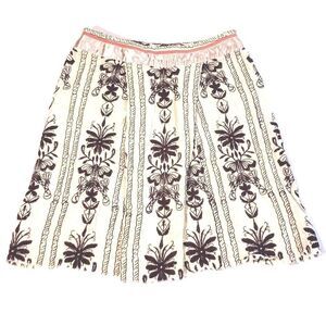 Tora 100% Cotton A-Line Skirt
